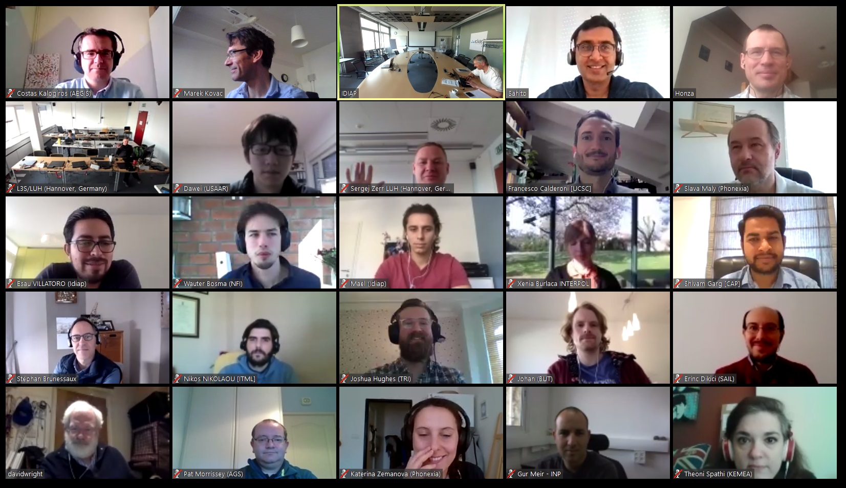 ITML at the remote meeting of ROXANNE