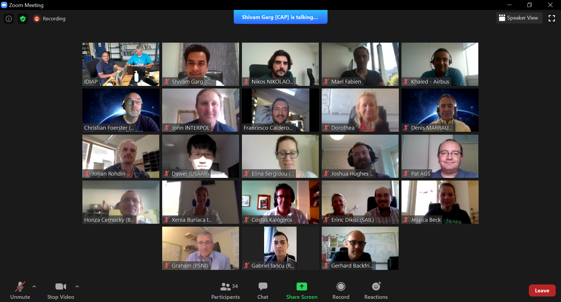 1st Year Consortium Meeting of ROXANNE project